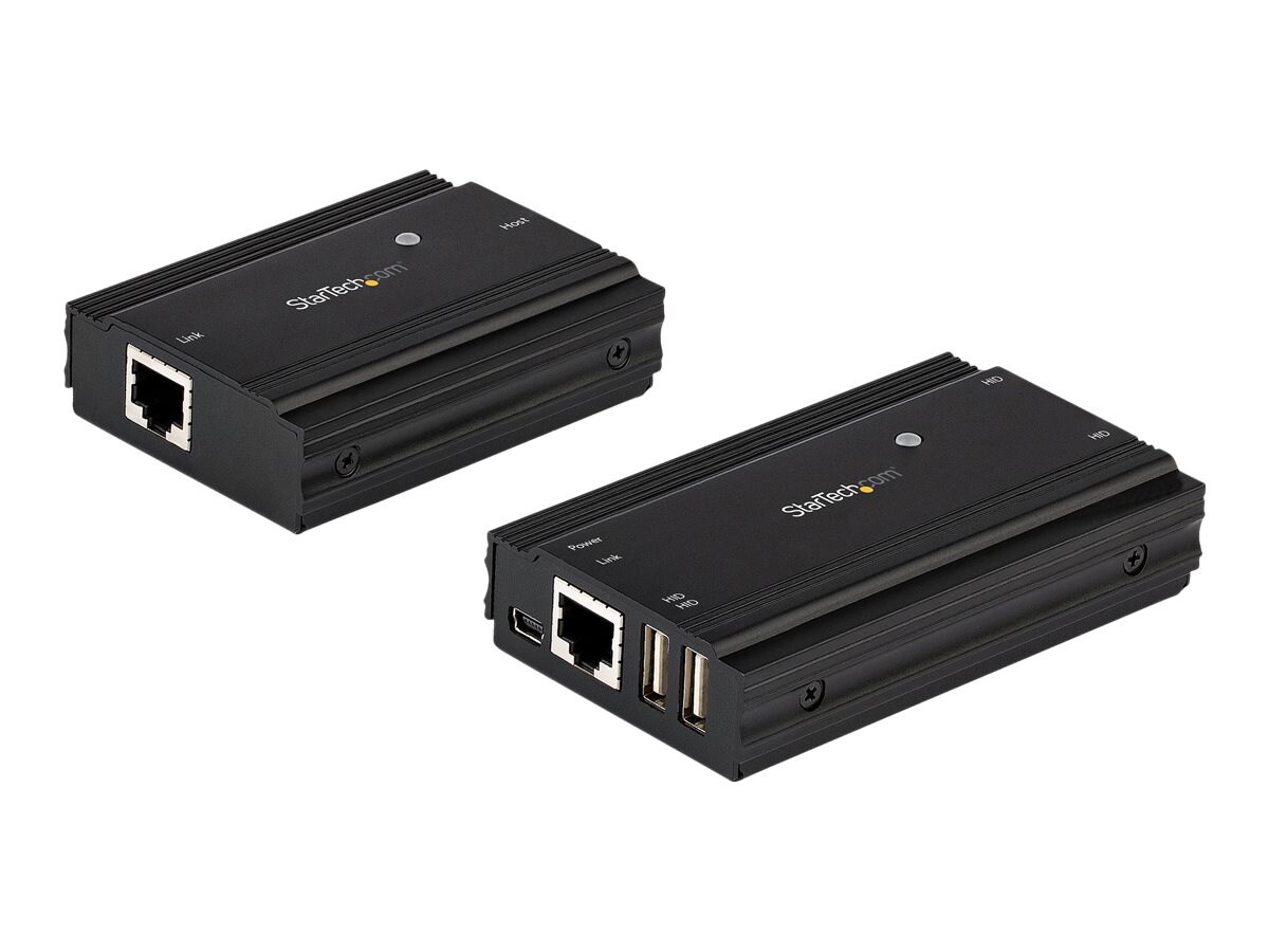 StarTech.com 4-Port USB 2.0 Extender Hub over CAT5e/CAT6 Cable - 330ft/100m