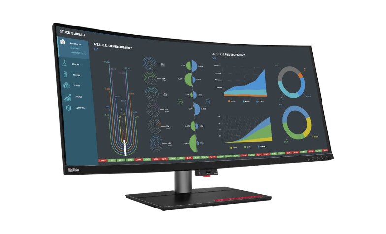 Amazon.com: Lenovo ThinkVision P40w-20 39.7 WUHD Curved