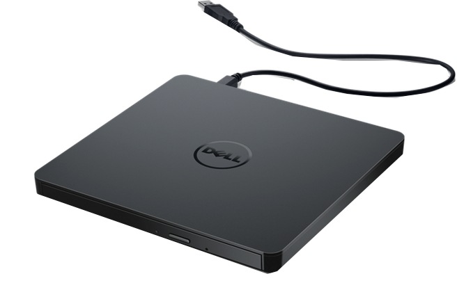 Dell USB Slim DVD +/- RW Optical Storage Drive - Black