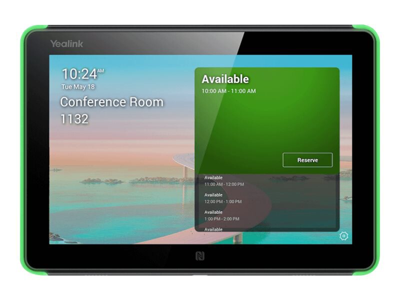 Yealink RoomPanel for Microsoft Teams écran tactile