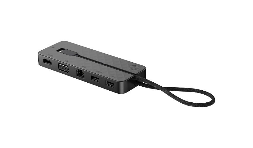 HP Spectre USB-C Travel Dock - docking station - USB-C - VGA, HDMI - 10Mb L