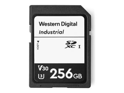 Western Digital Industrial SD-256G - flash memory card - 256 GB - SDXC UHS-