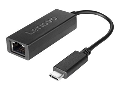 Lenovo USB-C to Ethernet Adapter - network adapter - USB-C - Gigabit Ethernet 1 - 4X91D96889 - USB - CDW.com