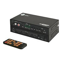 SIIG 4x1 HDMI 2.0 4K 60Hz Switch with ARC & Audio Extractor - video/audio s