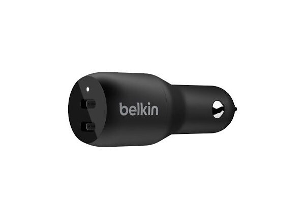 BELKIN DUAL USB-C CHARGER 36W BLK