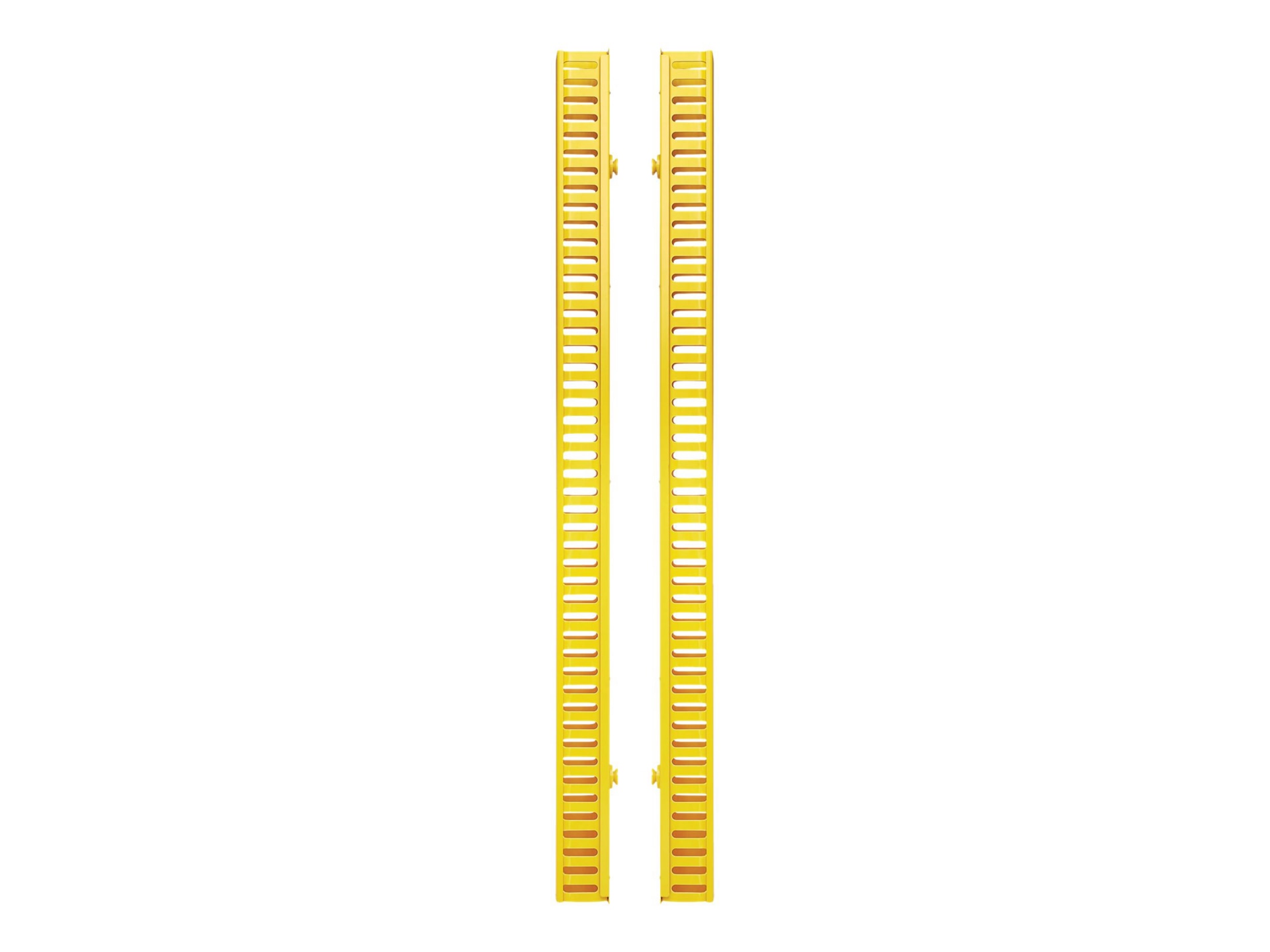 Eaton Tripp Lite Series SmartRack Vertical Cable Manager - Finger Duct with Cover, Yellow, 6 ft. (1.8 m) - rack cable