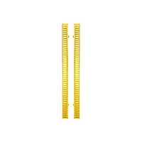 Tripp Lite SmartRack Vertical Cable Manager - Finger Duct with Cover, Yellow, 6 ft. (1.8 m) - rack cable management duct