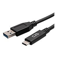 C2G 1.5ft USB C to USB A Cable - USB C to A Cable - USB 3.2 Gen 1 - 3A, 5Gbps - Black - M/M