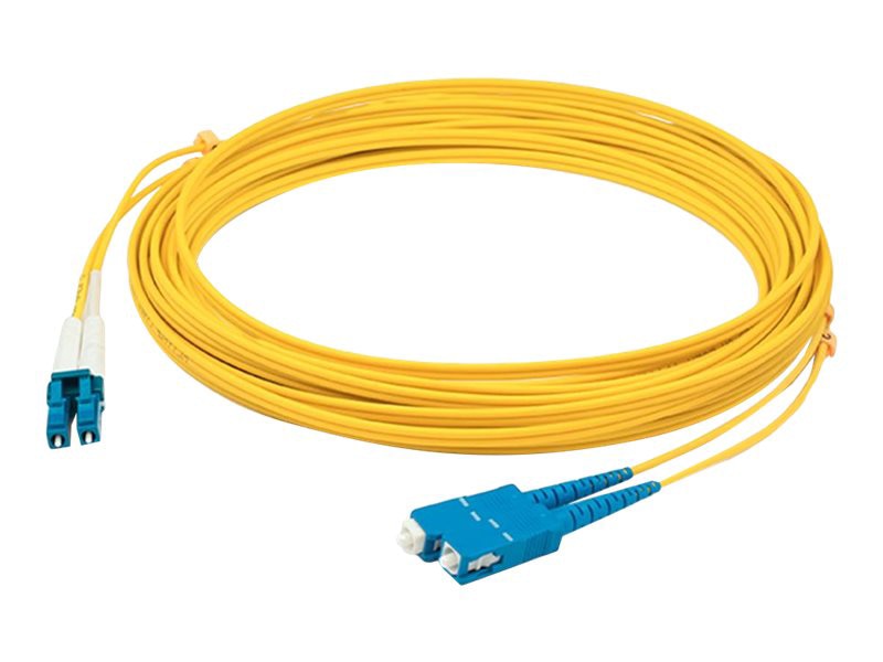 Proline 22m SC to LC Yellow OS2 Duplex OFNR (Riser-Rated) SMF Fiber Patch C