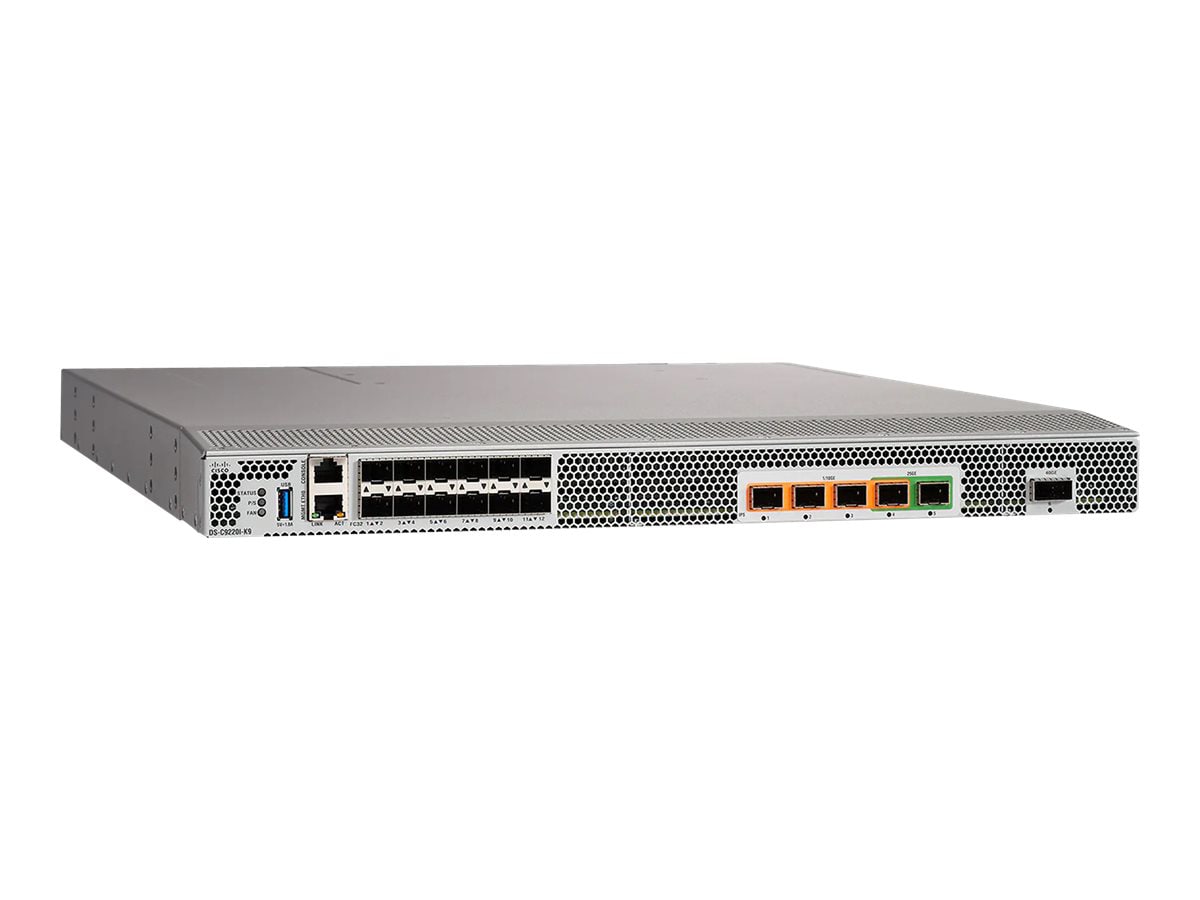 Cisco MDS 9220i Multiservice Fabric Switch - Advanced - switch -  rack-mountable