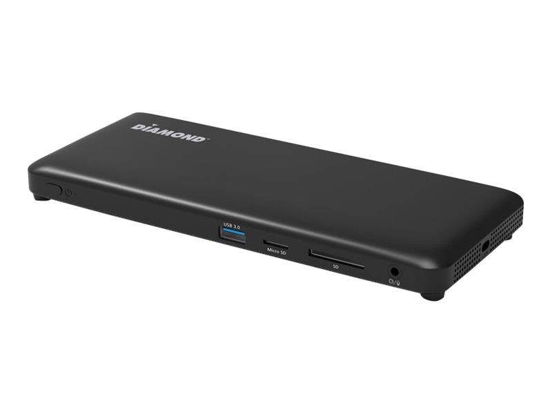 Diamond - docking station - USB-C 3.1 Gen 2 / Thunderbolt 3 - HDMI, 2 x DP - 1GbE