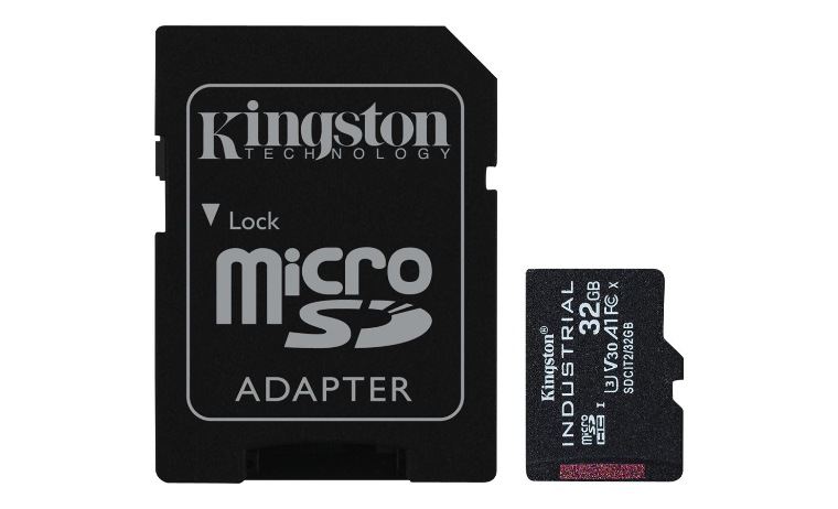 Kingston Industrial - flash memory card - 32 GB - microSDHC UHS-I