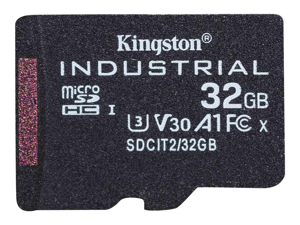 Kingston Industrial - flash memory card - 32 GB - microSDHC UHS-I