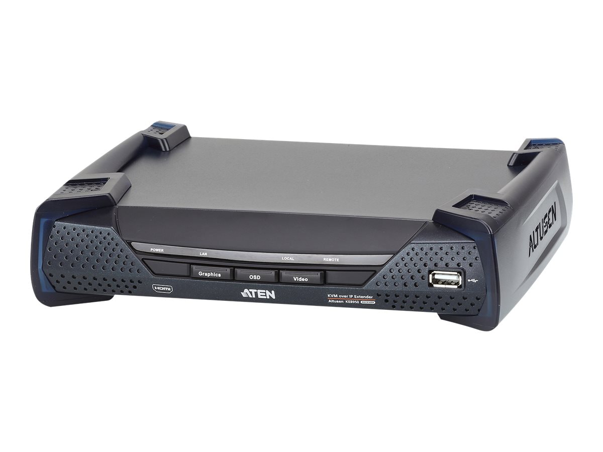 ALTUSEN KE8950R 4K HDMI Single Display KVM over IP - KVM / audio / serial /