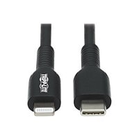 Tripp Lite USB C to Lightning Sync/Charge Cable Black MFI Certified M/M 1M