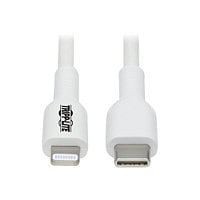 Eaton Tripp Lite Series USB-C to Lightning Sync/Charge Cable (M/M), MFi Certified, White, 2 m (6.6 ft.) - Lightning