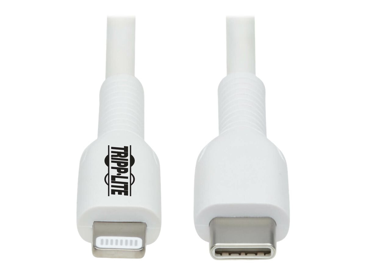 Tripp Lite Safe-IT USB C to Lightning Sync/Charge Cable Antibacterial 1M