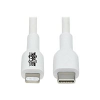 Eaton Tripp Lite Series Safe-IT USB-C to Lightning Sync/Charge Antibacterial Cable (M/M), MFi Certified, White, 1 m (3.3