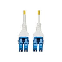 Eaton Tripp Lite Series 100G Duplex Singlemode 9/125 OS2 Armored Fiber Optic Cable (LC/LC Duplex M/M), LSZH, Yellow, 30