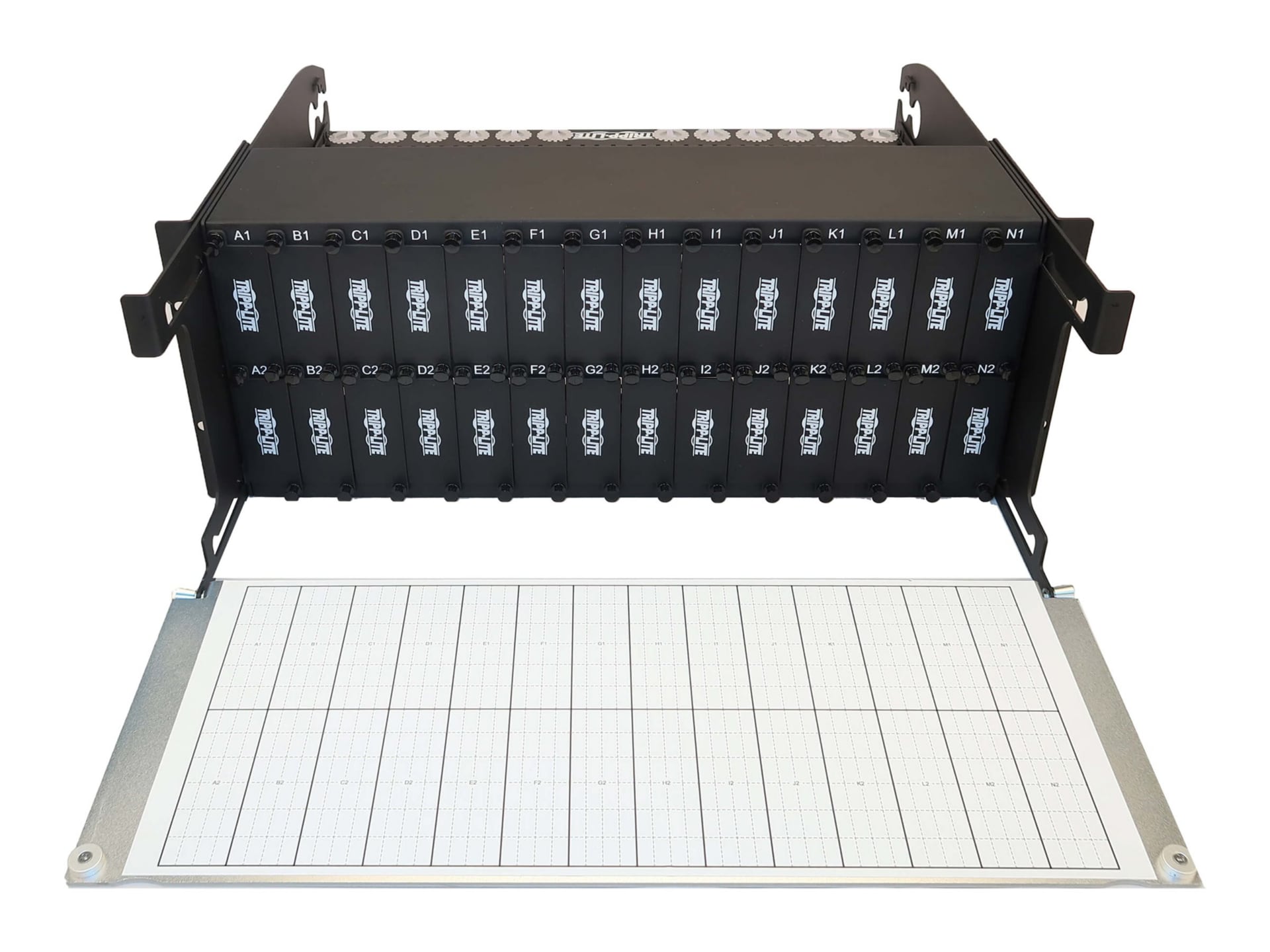Tripp Lite Enclosure for 28 High-Density Fiber Cassettes, 4U - network devi