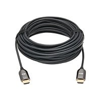 Tripp Lite Fiber Active Optical Cable (AOC) 8K HDMI Plenum-Rated - UHD @ 60 Hz, HDR, M/M, Black, 10 m - HDMI cable with
