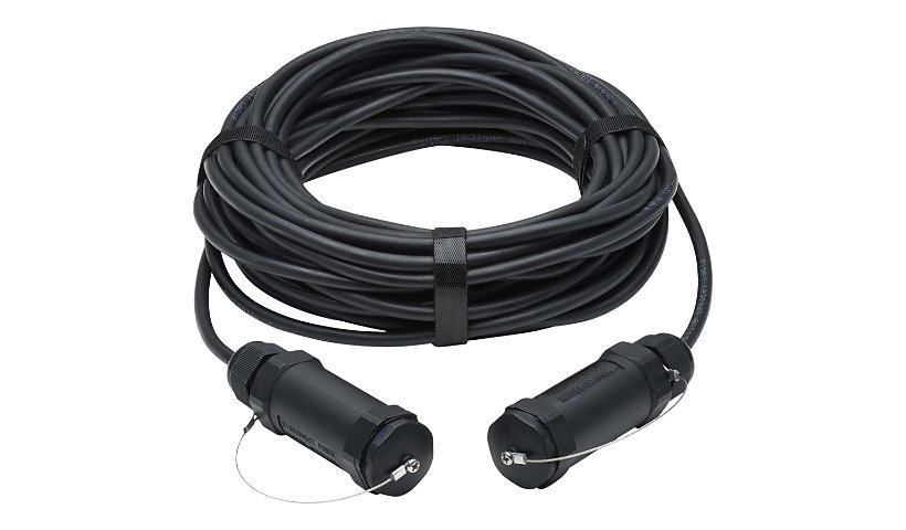 Tripp Lite High-Speed Armored HDMI Fiber Active Optical Cable (AOC) with Hooded Connectors - 4K @ 60 Hz, HDR, IP68, M/M,