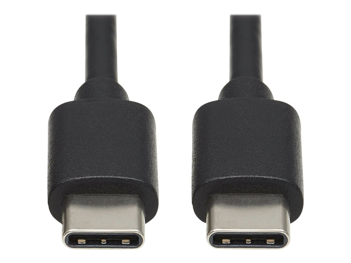 Eaton Tripp Lite Series USB-C Cable (M/M) - USB 2.0, Black, 3 ft. (0.91 m) - Thunderbolt cable - 24 pin USB-C to 24 pin