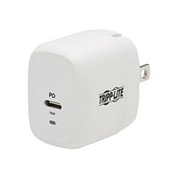 Tripp Lite USB Wall Charger USB C 18W Charging GaN Tech w/Lightning Cable