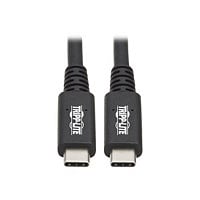 Tripp Lite USB4 40Gbps Cable (M/M) - USB-C, 8K 60 Hz, 100W PD Charging, Black, 31 in. (0,8 m) - USB-C cable - 24 pin