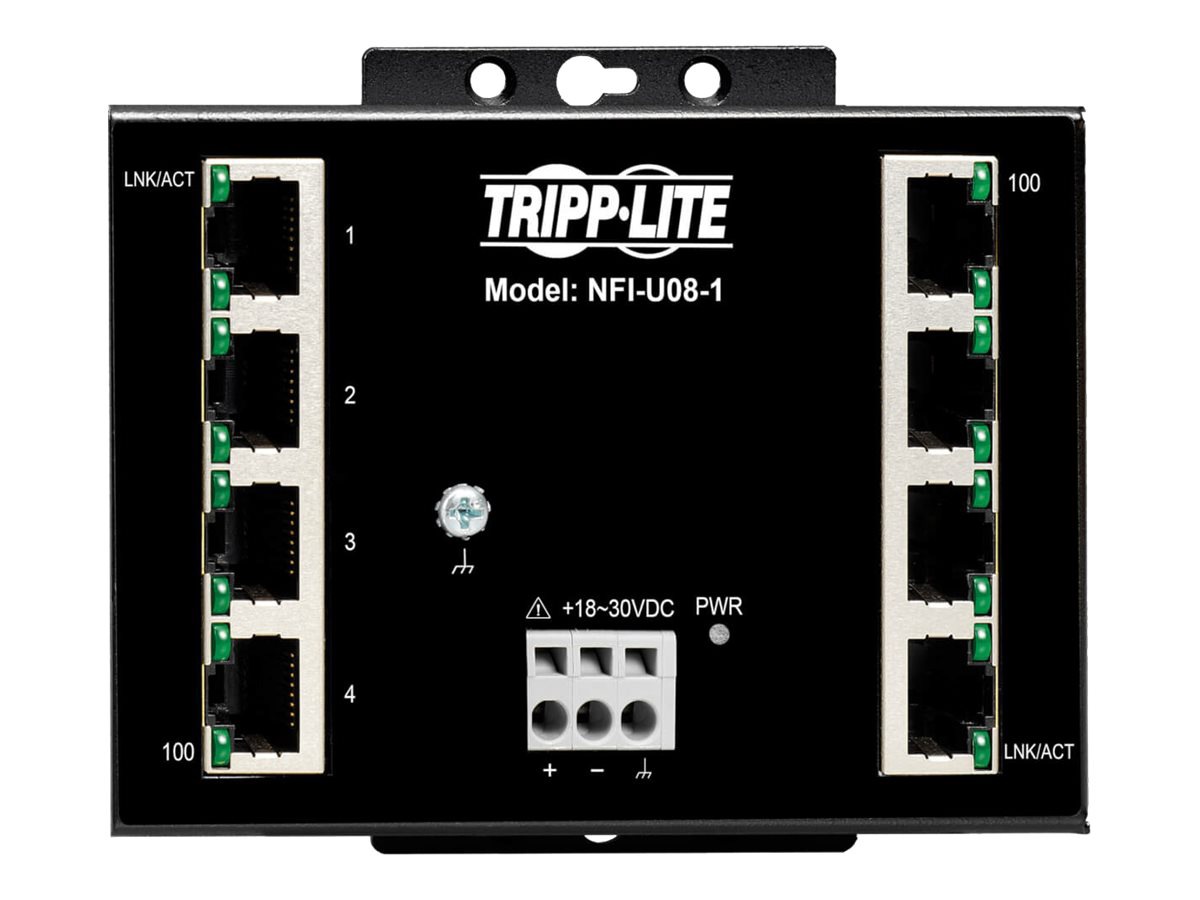 TRIPP GBE SWITCH UNMANAGED 8-PORT