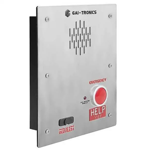 GAI-Tronics Red Alert VoIP Emergency Telephone - Silver