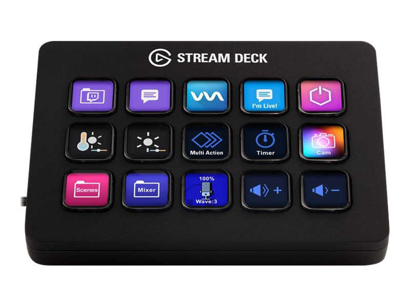 Elgato Stream Deck - keypad - 10GBA9901 - Audio Equipment - CDW.com