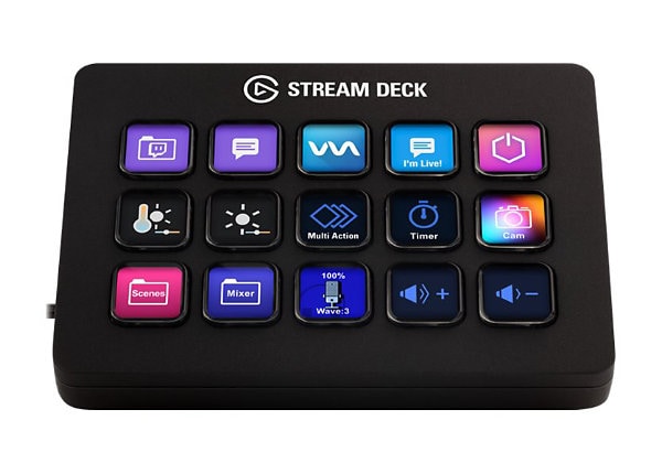 Elgato Stream Deck - keypad - 10GBA9901 - Audio Equipment - CDW.com