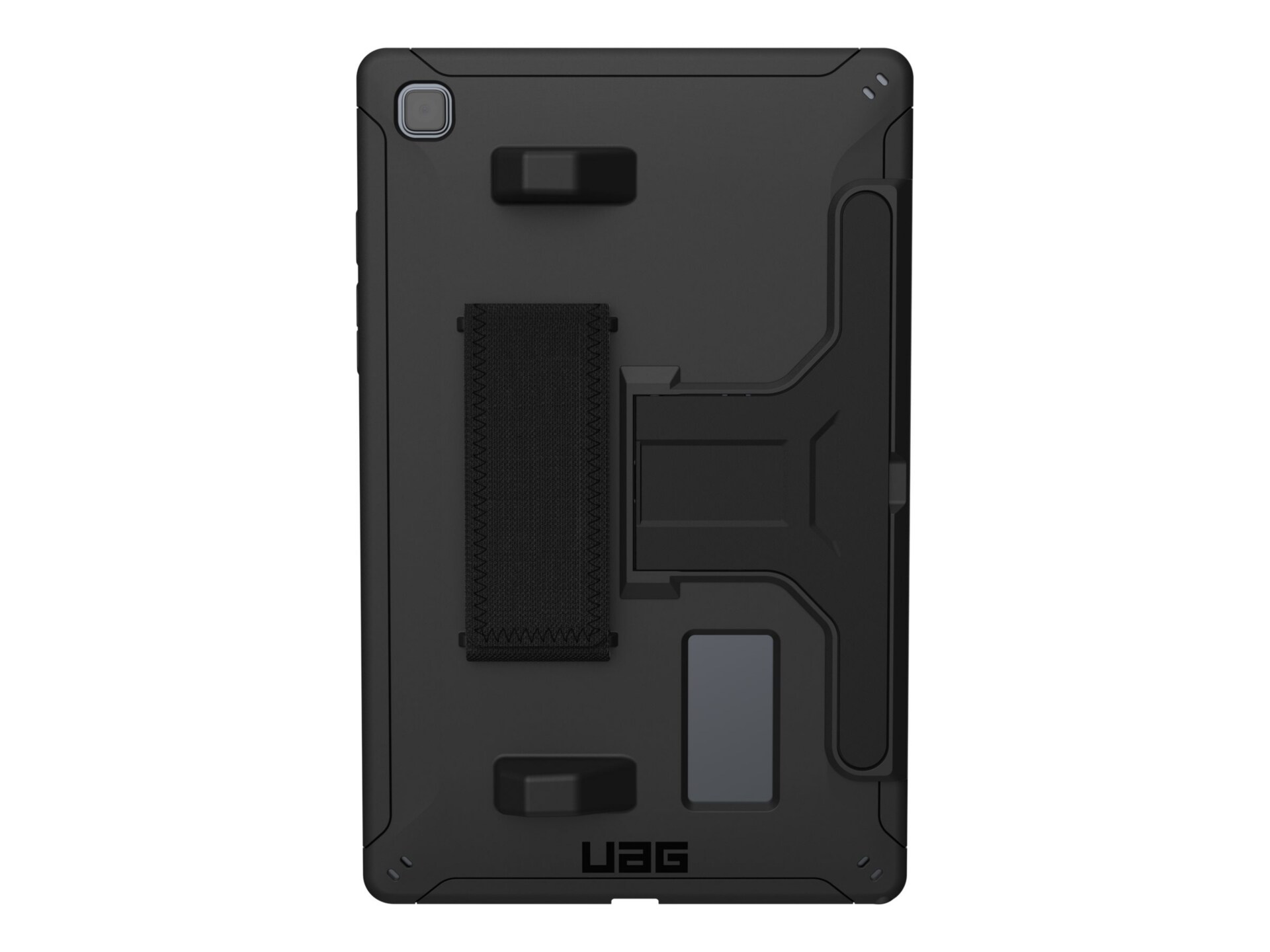 UAG Case for Samsung Galaxy Tab A7 10.4 w/ Kickstand & Handstrap Non Retail  - Scout Black - back cover for tablet