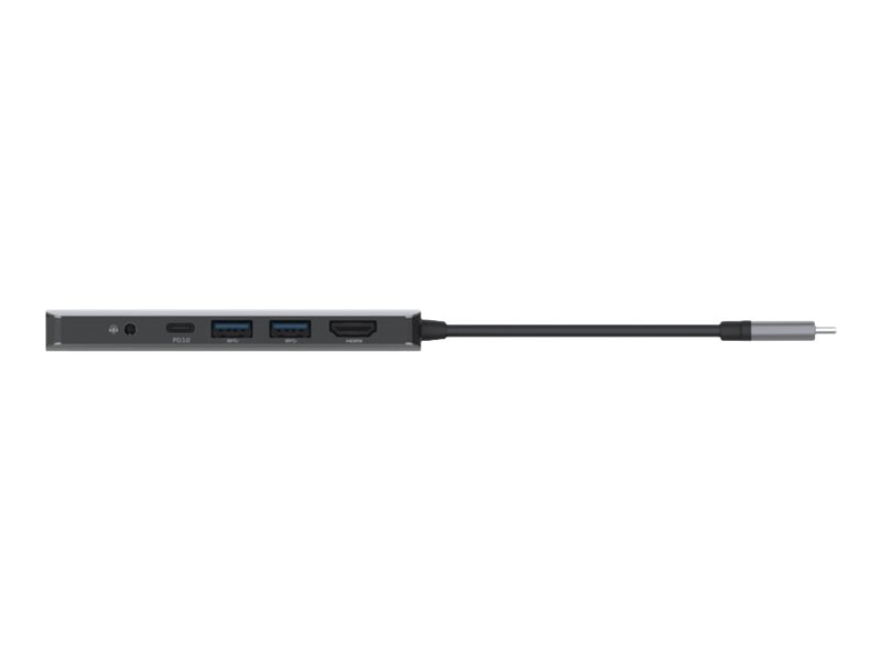 Thumbnail 6 of 16 for Belkin 7-Port USB-C Hub - USB-C to 2xUSB-A, 1xUSB-C, 1x4K HDMI, 1xEthernet - 5 Gbps - 100W - Docking Station - Grey