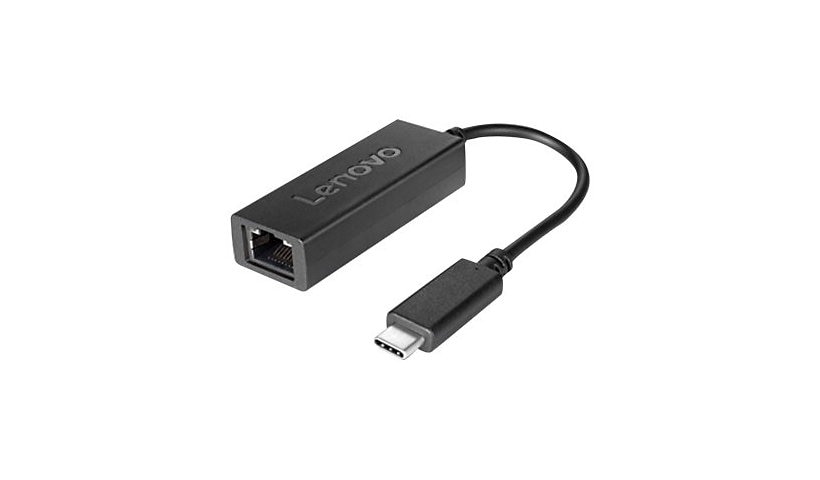 Lenovo USB-C to Ethernet Adapter - network adapter - USB-C - Gigabit Ethernet x 1