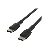 Belkin 60W USB-C to USB-C Cable - 480 Mbps - PVC - M/M - 6.6ft/2m - Black