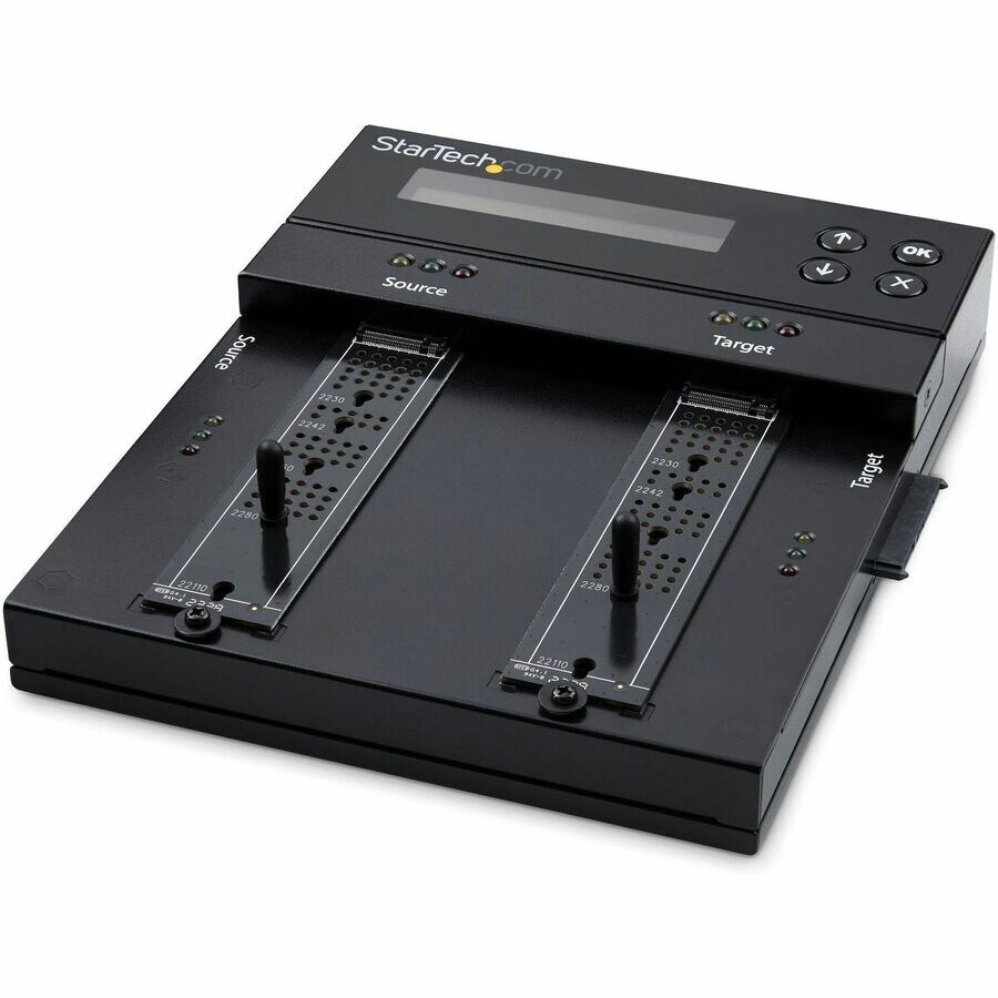 StarTech.com Dual Bay M.2 SATA/NVMe Duplicator/Eraser