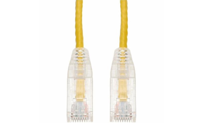 ぎゃわぎゃわさん Proline 20ft Yellow CAT 6 Slim PVC Ethernet Cable Snagless Clear