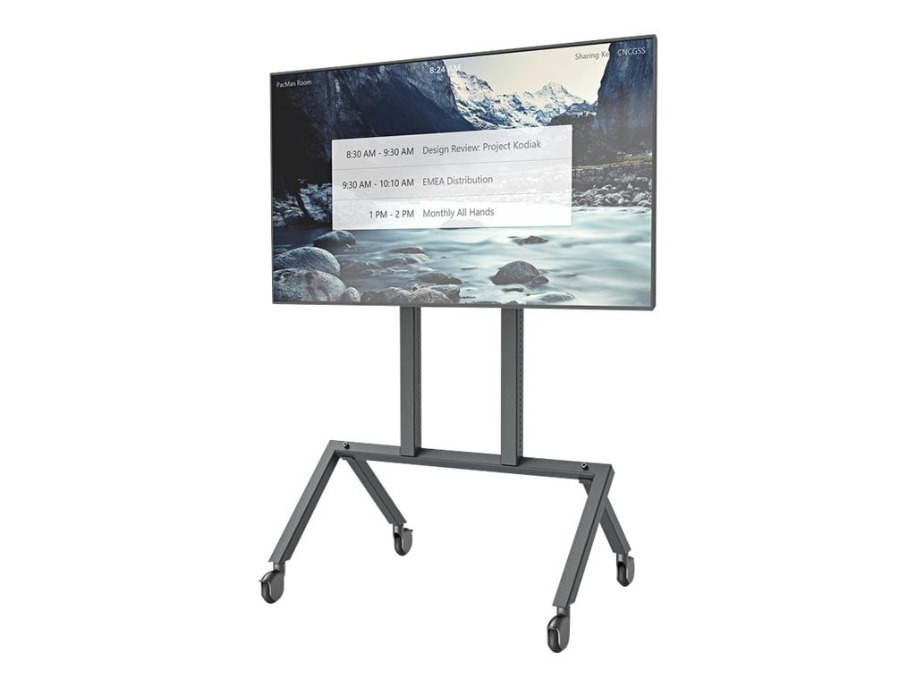Heckler AV cart - for LCD display - black gray