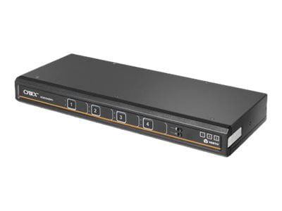 Vertiv Cybex Secure MultiViewer KVM Switch | 4 port | NIAP Approved | Dual AC