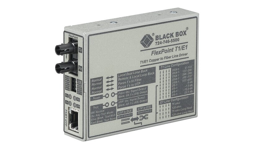 Black Box FlexPoint Modular Media Converter - short-haul modem