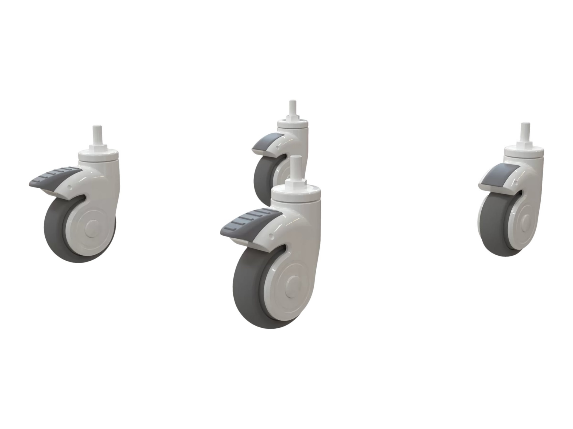 JACO mounting component - white, gray