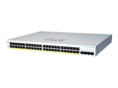 Cisco Business 220 Series CBS220-48P-4X - switch - 48 ports - smart - rack-mountable