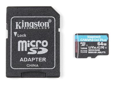 Kingston Canvas Go! Plus - flash memory card - 64 GB - microSDXC