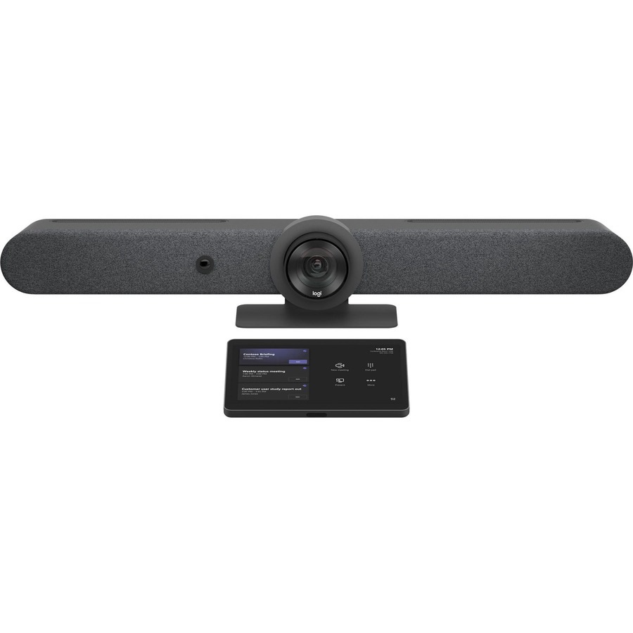 Logitech Rally Bar + Tap Cat5E Graphite Bundle for Microsoft Teams Rooms - video conferencing kit