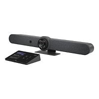Logitech Rally Bar + Tap Cat5E Graphite Bundle for Microsoft Teams Rooms - video conferencing kit