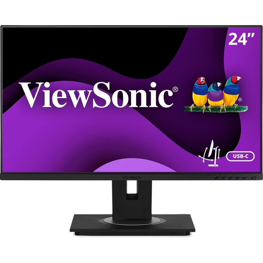 ViewSonic VG2456a 24" 1080p Ergonomic IPS Docking Monitor with 90W USB C