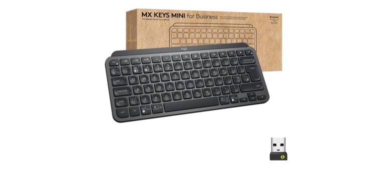 Shop Logitech MX Keys Mini for Business - Keyboard - Graphite