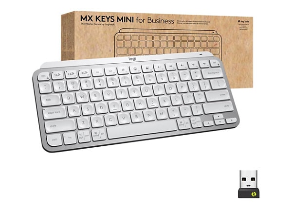Logitech MX Keys Mini keyboard - pale gray - 920-010595 - Keyboards - CDW.com